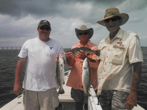Trout Action on Sabine Lake